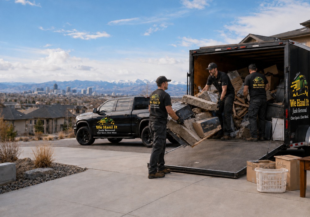Yard Waste Removal in Denver by We Haul It Junk Removal